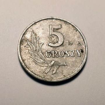 Polska - Moneta 5 gr 1958