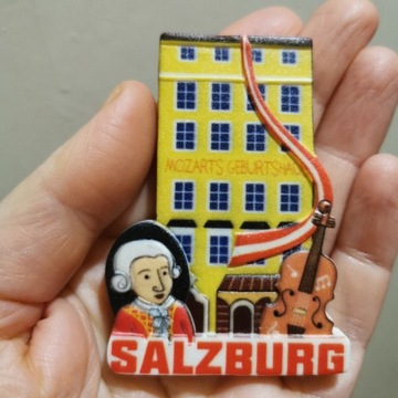 Magnes na lodówkę AUSTRIA Salzburg Mozart