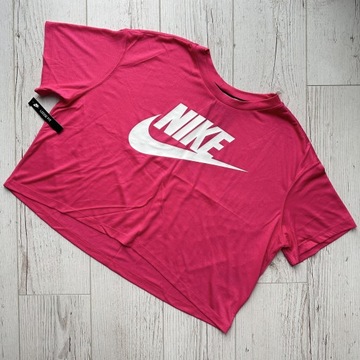 Różowa sportowa bluzka Loose Fit NIKE sportswear