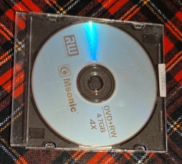 Msonic nowa DVD+RW 4.7GB  4X wielokrotny zapis