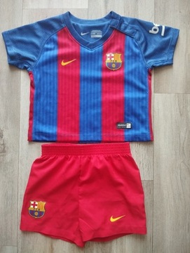Nike Fc Barcelona strój piłkarski 70-75cm