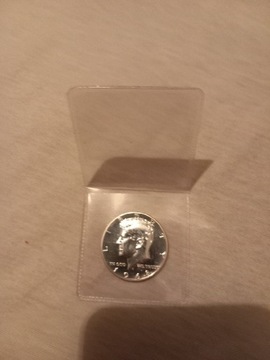 Moneta 1/2 dolara z1968 S srebro