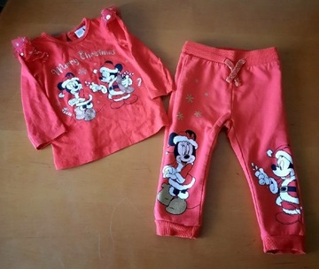 Niemowlęca bluzka Myszka Mickey + spodnie dresowe.