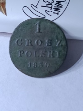 1 grosz 1830 FH, Księstwo Warszawskie