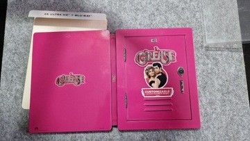 blu ray GREASE 4k steelbook