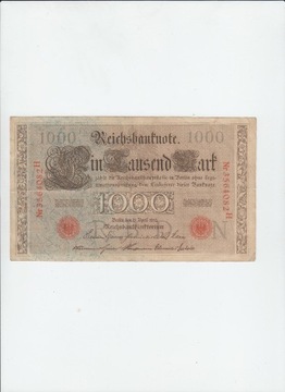 1000 marek 1910 orginal
