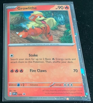 Karta Pokemon TCG Growlithe (SVP 024) PROMO