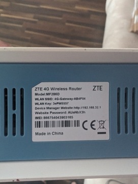 ZTE MF286D Router kartę SIM 3G 4G LTE+ Advanced AC