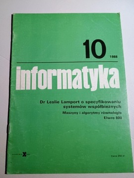 Czasopismo Informatyka 10/1988