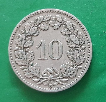 10 Rappen 1903 Szwajcaria