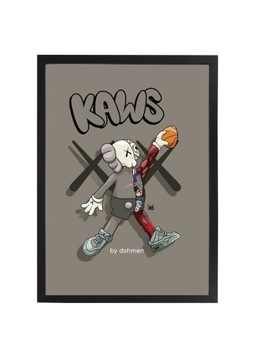 plakat z motywem kaws