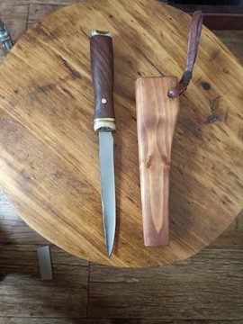 nóż myśliwski, ręcznie kuty, "średniowieczny"