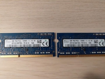 Pamięci RAM PC3L - 12800S-11-13-B4 4GB