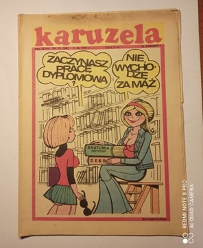 Karuzela - dwutygodnik satyryczny  z 1974 r.