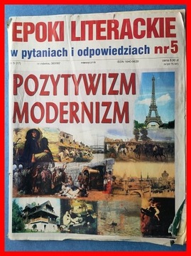 EPOKI LITERACKIE 5 (17) - POZYTYWIZM MODERNIZM