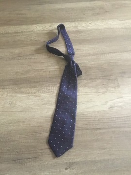 Granatowy krawat Soprano