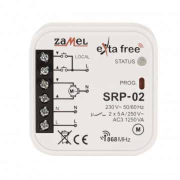 STEROWNIK ROLET DOPUSZKOWY SRP-02 Zamel powystawow