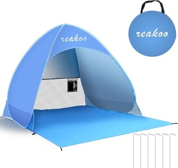 Namiot plażowy, namiot plażowy UPF 50+, przenośny