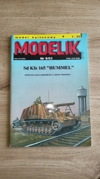 Modelik 9/03 - Działo  Sd Kfz 165  HUMMEL - 1/25