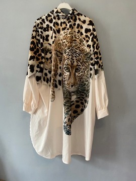 Koszula duża biust 120 kimono tunika Gepard Tygrys