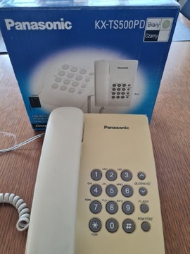 Telefon stacjonarny Panasonic KX-TS500PD