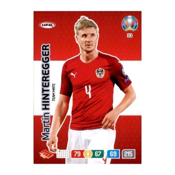 UEFA EURO 2020 Team Mate Martin Hinteregger 33