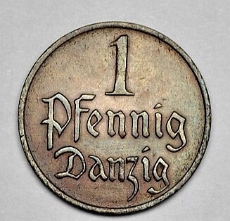 Moneta WMG 1 Pfenig 1923r 