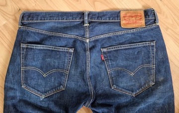 Spodnie męskie jeans Levis 501 W36L32