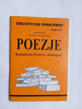 Poezje K. Przerwy-Tetmajera Biblioteczka oprac. 72
