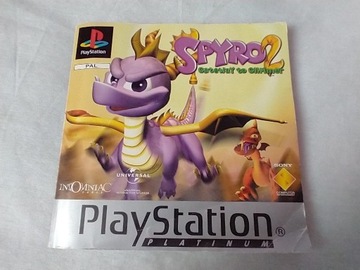 Spyro 2 Gateway to Glimmer  PSX1 PS ONE PS2 PS3