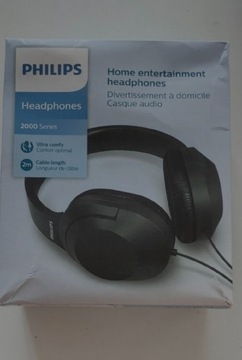 Słuchawki Philips 2000 Series przewodowe nauszne