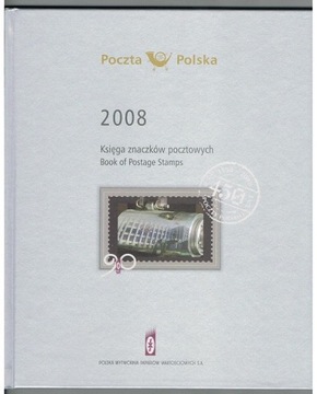 Księga polskich znaczków rocznik 2008, zn. czyste