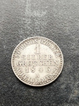 1 silber groschen 1846r. A Prusy 