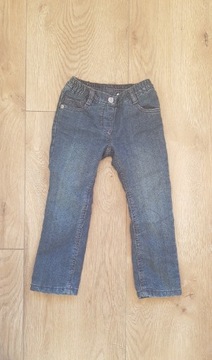 Spodnie ocieplone jeansowe Lupilu rozm 104