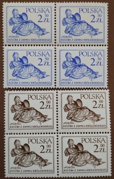 Polska znaczki ** - 2507-08 czwórki