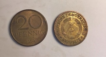 Moneta 1 pfening 1969