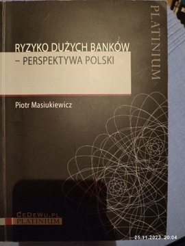 Ryzyko dużych banków perspektywa Pol. Masiukiewicz