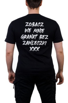 Koszulka T-shirt czarna męska rozmiar S