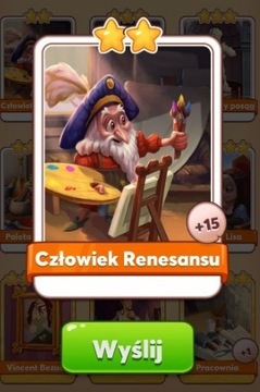 Człowiek Renesansu COIN MASTER KARTA