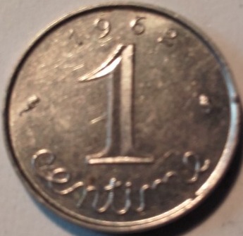 Francja 1 centime 1962 