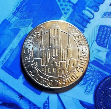 WOLNE MIASTO GDAŃSK 5 Gulden 1923 (reprodukcja)