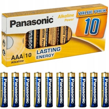 Bateria alkaliczna Panasonic AAA (R3) 10 szt.