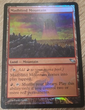 Magic The Gathering Madblind Mountain foil  (SHM)