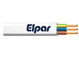 Przewód kabel plaski 3x2 5 ELPAR 100m.