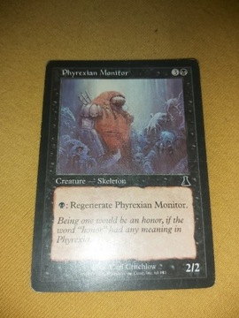 Karta Phyrexian Monitor. Magic The Gathering 