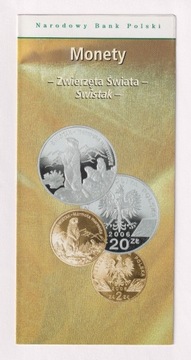 Folder 20 zł, 2 zł  2006 r. - ŚWISTAK