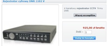 Rejestrator monitoring DNR 1102V