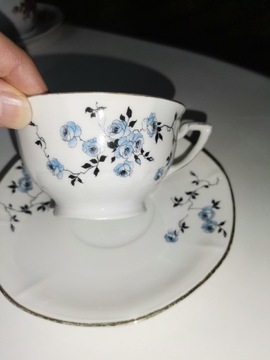 Filiżanka ze spodkiem z porcelany Niemcy Bawaria 