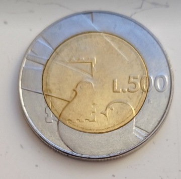 San Marino - 500 lira - 1990r. 
