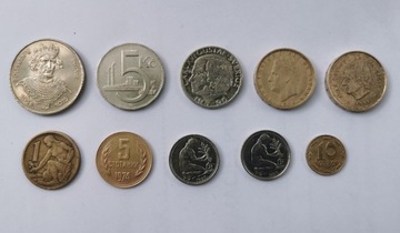 Stare monety 10 sztuk